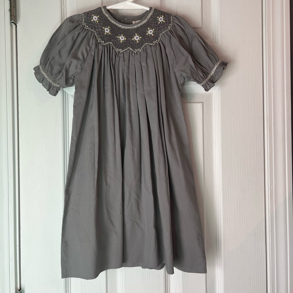 Grey Smocked Dress size 2T